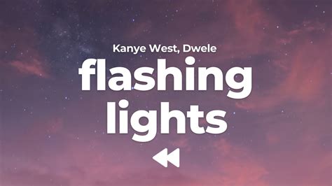 flashing lights dior|dwele kanye west.